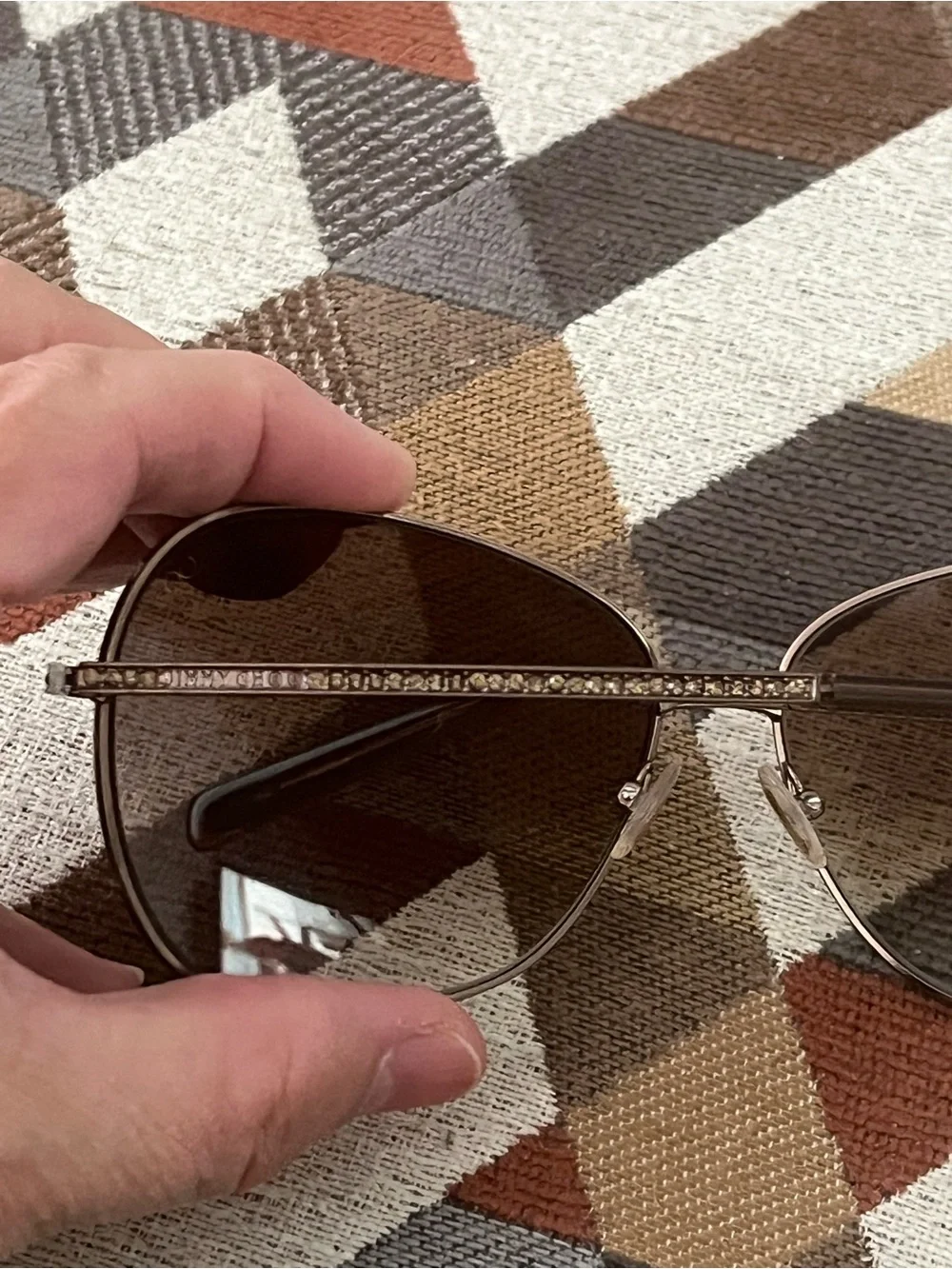 The Jimmy Choo Crocus/S Gradient Sunglasses